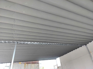 Mái xếp lượn sóng - Giải pháp che mưa nắng linh hoạt, thẩm mỹ vượt trội