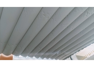 Mái xếp lượn sóng nhà hàng