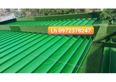 mái xếp sân bóng đá