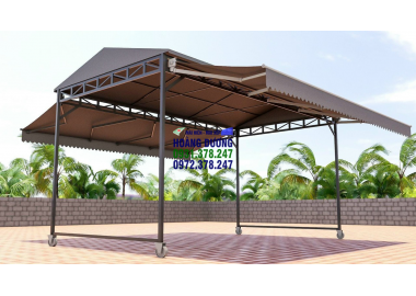 Mái hiên di động hoàng dương giá rẻ