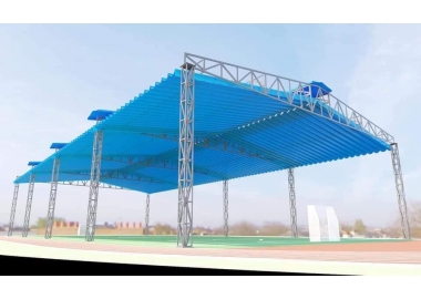 LẮP DỰNG MÁI XẾP KHU VUI CHƠI