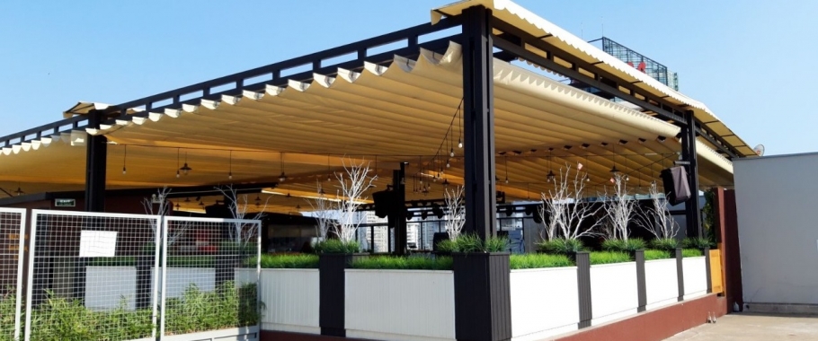 Mái hiên mái xếp Hoàng Dương chuyên nghiệp - giá rẻ