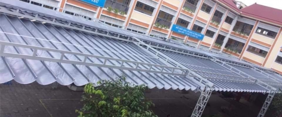 Thi công và Lắp đặt Mái hiên - Mái xếp tại Hồ Chí Minh